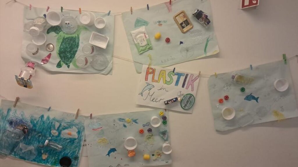 AWO Kita Huulkamp in Lehmsal Bastelarbeit.