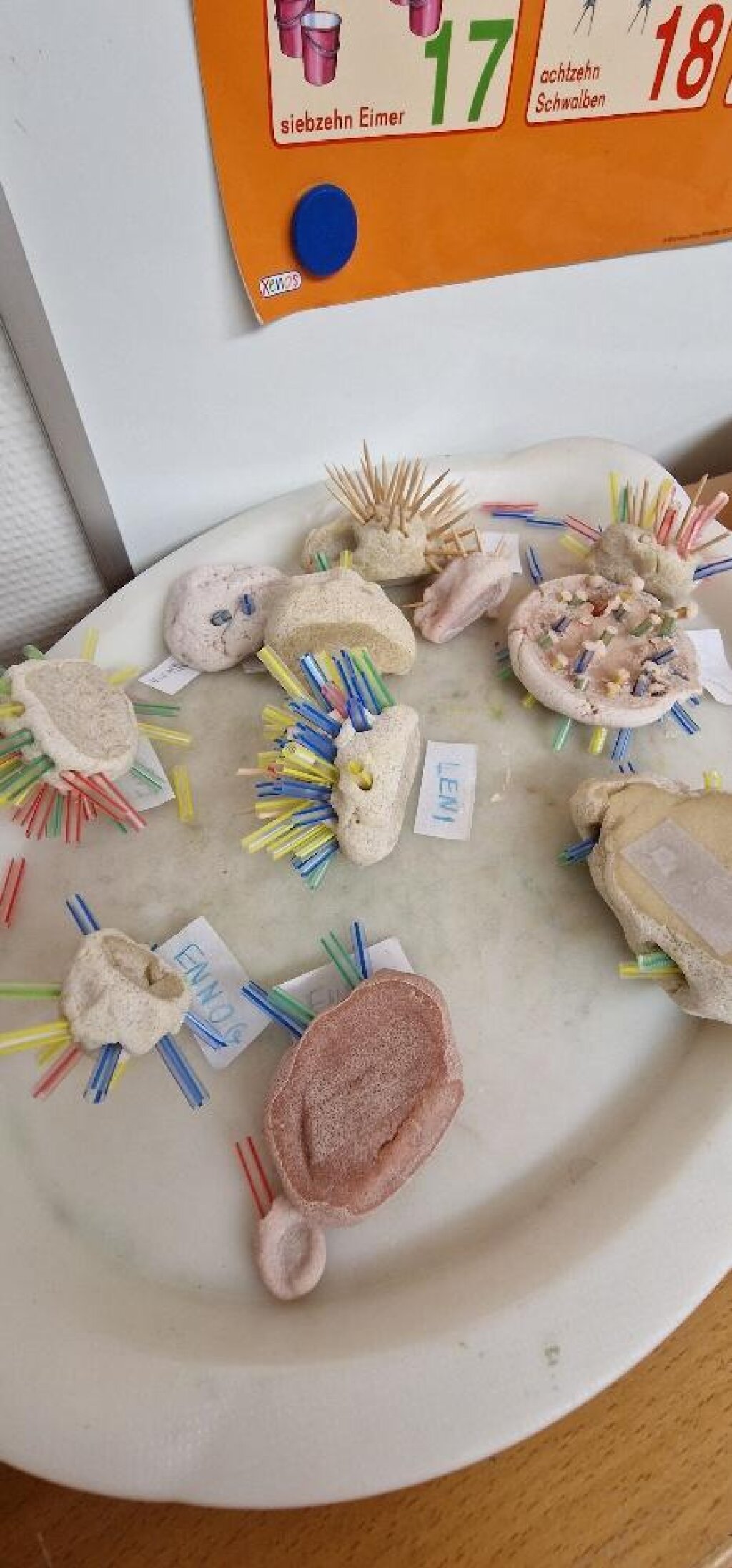 Kinder Kunstwerke AWO Hamburg Kita Sonnenhügel.